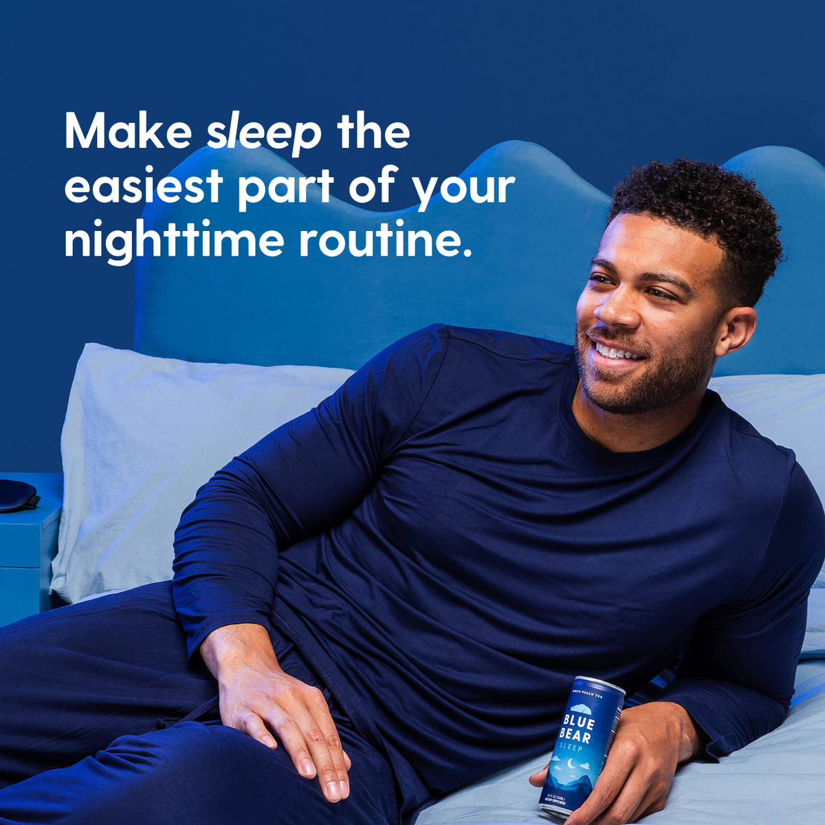 Blue Bear Sleep Drink - White Peach Tea for Natural Sleep Support