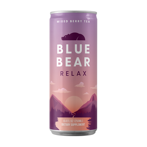 Can of Blue Bear Relax